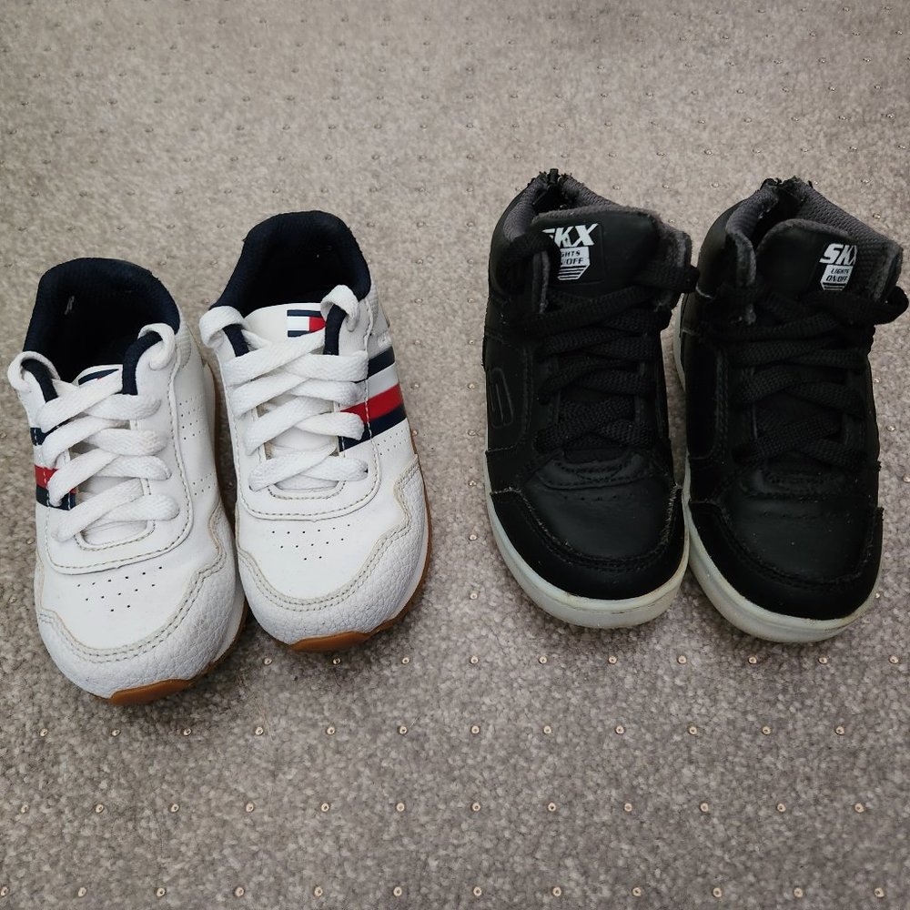 Tommy Hilfiger Toddler and Kids Skechers Sneakers SZ 7